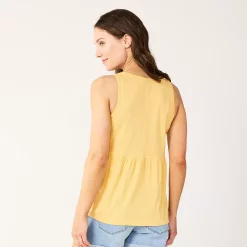 Women's Sonoma Goods For Life® Button Utility Tank -SONOMA Store 5583719 ALT