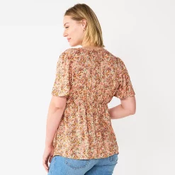 Maternity Sonoma Goods For Life® Flutter Sleeve Top -SONOMA Store 5584701 ALT