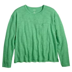 Women's Sonoma Goods For Life® Long Sleeve Pocket Tee -SONOMA Store 5585375 ALT5