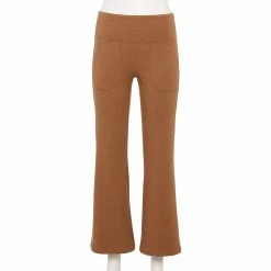 Women's Sonoma Goods For Life® High-Waisted Flare Leggings -SONOMA Store 5587326 Brown