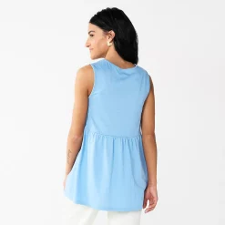 Maternity Sonoma Goods For Life® Swing Babydoll Top -SONOMA Store 5587792 ALT