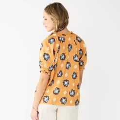 Women's Sonoma Goods For Life® Puff Sleeve Top -SONOMA Store 5588976 ALT