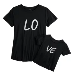 Maternity Sonoma Goods For Life® Mommy & Me Graphic Tee Set -SONOMA Store 5599953 Love