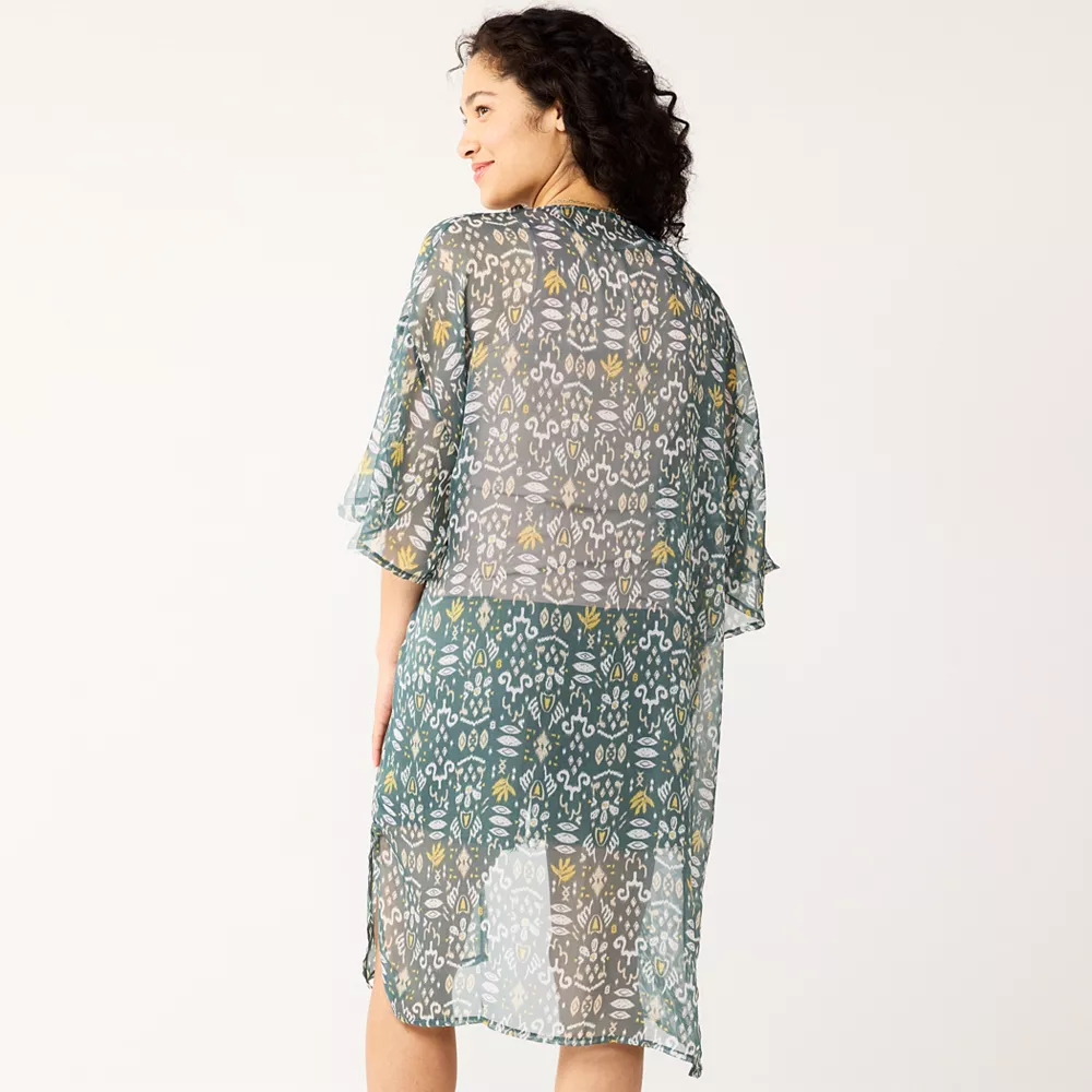 Women's Sonoma Goods For Life® Ikat Kimono 5 Women's Sonoma Goods For Life® Ikat Kimono - Image 3