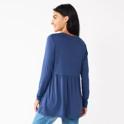 Maternity Sonoma Goods For Life® Long Sleeve Empire Waist Top 15 Maternity Sonoma Goods For Life® Long Sleeve Empire Waist Top -SONOMA Store 5635424 ALT