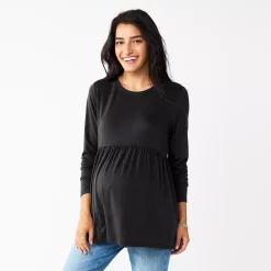 Maternity Sonoma Goods For Life® Long Sleeve Empire Waist Top 13 Maternity Sonoma Goods For Life® Long Sleeve Empire Waist Top -SONOMA Store 5635424 Black