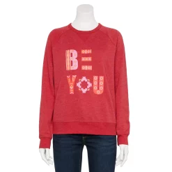 Women's Sonoma Goods For Life® Everyday Crewneck Sweatshirt -SONOMA Store 5664640 Red Be You