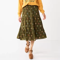 Women's Sonoma Goods For Life® Tiered Maxi Skirt