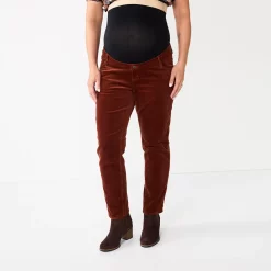 Maternity Sonoma Goods For Life® Belly Panel Corduroy Straight-Leg Ankle Pants 7 Maternity Sonoma Goods For Life® Belly Panel Corduroy Straight-Leg Ankle Pants -SONOMA Store 5665437 ALT2