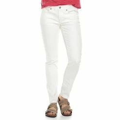 Women's Sonoma Goods For Life® Supersoft Stretch Midrise Skinny Jeans -SONOMA Store 5671206 New White