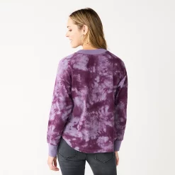 Women's Sonoma Goods For Life® Mockneck Waffle Top -SONOMA Store 5672315 ALT