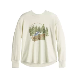 Women's Sonoma Goods For Life® Mockneck Waffle Top -SONOMA Store 5672315 ALT5