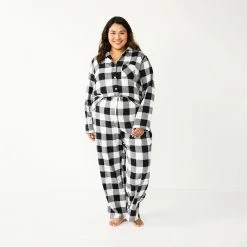 Plus Size Sonoma Goods For Life® Flannel Pajama Shirt & Pajama Pants Sleep Set -SONOMA Store 5677717 ALT2