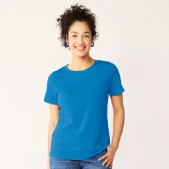 Women's Tall Sonoma Goods For Life® Essential Crewneck Tee 62 Women's Tall Sonoma Goods For Life® Essential Crewneck Tee -SONOMA Store 5686288 Blue Teal