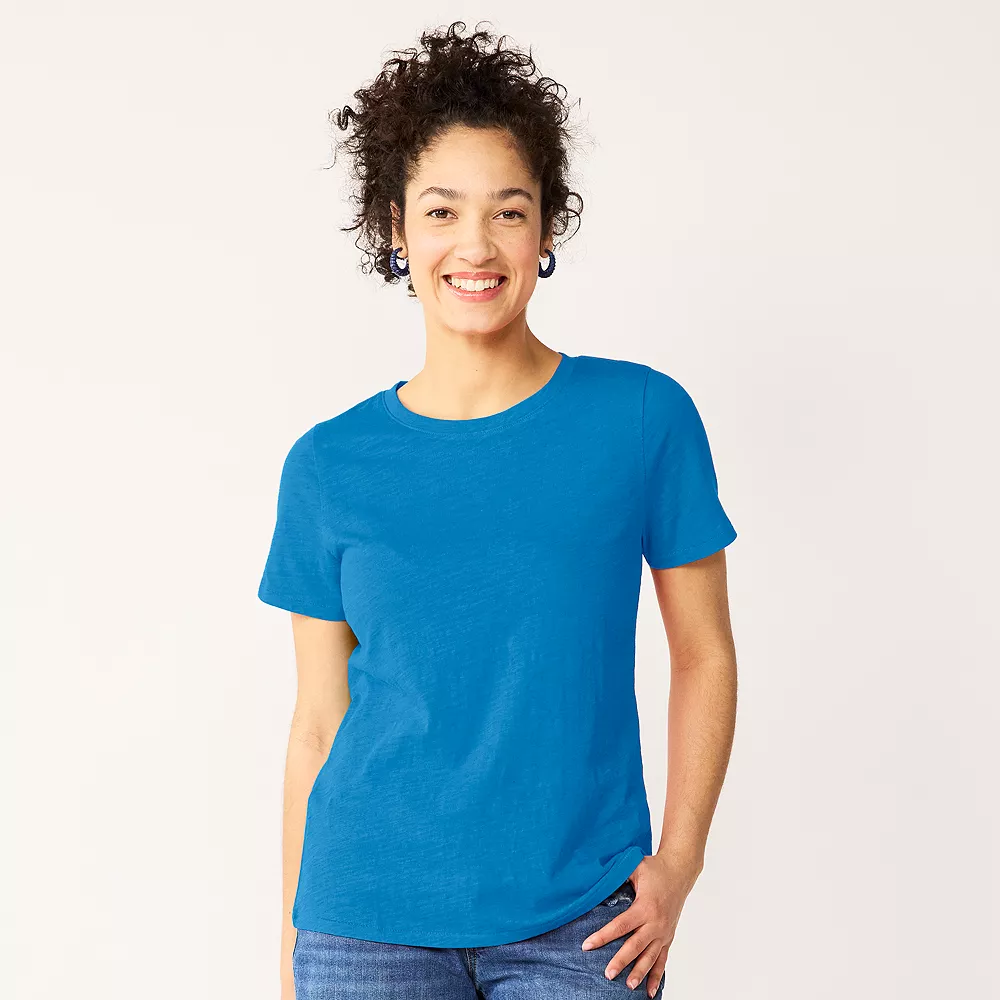 Women's Tall Sonoma Goods For Life® Essential Crewneck Tee 22 Women's Tall Sonoma Goods For Life® Essential Crewneck Tee - Image 20