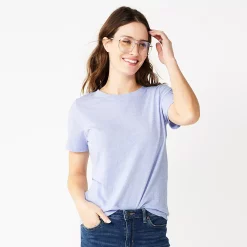 Women's Tall Sonoma Goods For Life® Essential Crewneck Tee 67 Women's Tall Sonoma Goods For Life® Essential Crewneck Tee -SONOMA Store 5686288 Light Purple