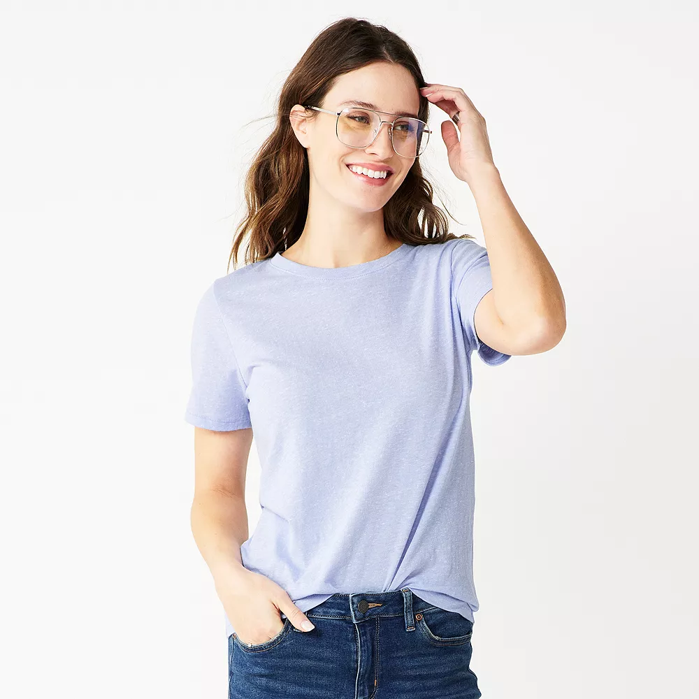 Women's Tall Sonoma Goods For Life® Essential Crewneck Tee 27 Women's Tall Sonoma Goods For Life® Essential Crewneck Tee - Image 25