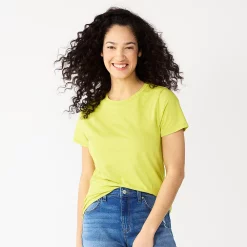 Women's Tall Sonoma Goods For Life® Essential Crewneck Tee 51 Women's Tall Sonoma Goods For Life® Essential Crewneck Tee -SONOMA Store 5686288 Yellow Green