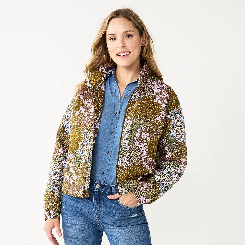 Women's Sonoma Goods For Life® Quilted Print Jacket 4 Women's Sonoma Goods For Life® Quilted Print Jacket - Image 2
