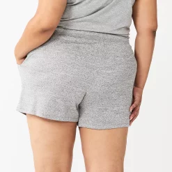 Plus Size Sonoma Goods For Life® Essential Pajama Shorts -SONOMA Store 5727046 ALT