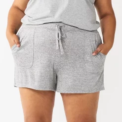 Plus Size Sonoma Goods For Life® Essential Pajama Shorts