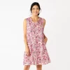 Women's Sonoma Goods For Life® Tiered Sleeveless Dress 2 Women's Sonoma Goods For Life® Tiered Sleeveless Dress -SONOMA Store 5748599 Pink Floral