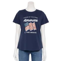 Women's Sonoma Goods For Life® Patriotic Graphic Tee -SONOMA Store 5757625 Navy America Flag