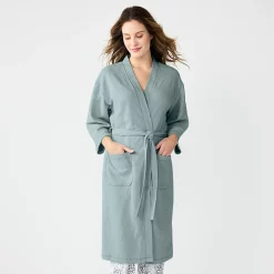 Women's Sonoma Goods For Life® Cloud Knit 3/4 Sleeve Robe 12 Women's Sonoma Goods For Life® Cloud Knit 3/4 Sleeve Robe -SONOMA Store 5780935 Gray
