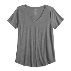 Women's Sonoma Goods For Life® Essential V-Neck Tee -SONOMA Store 5824995 ALT5
