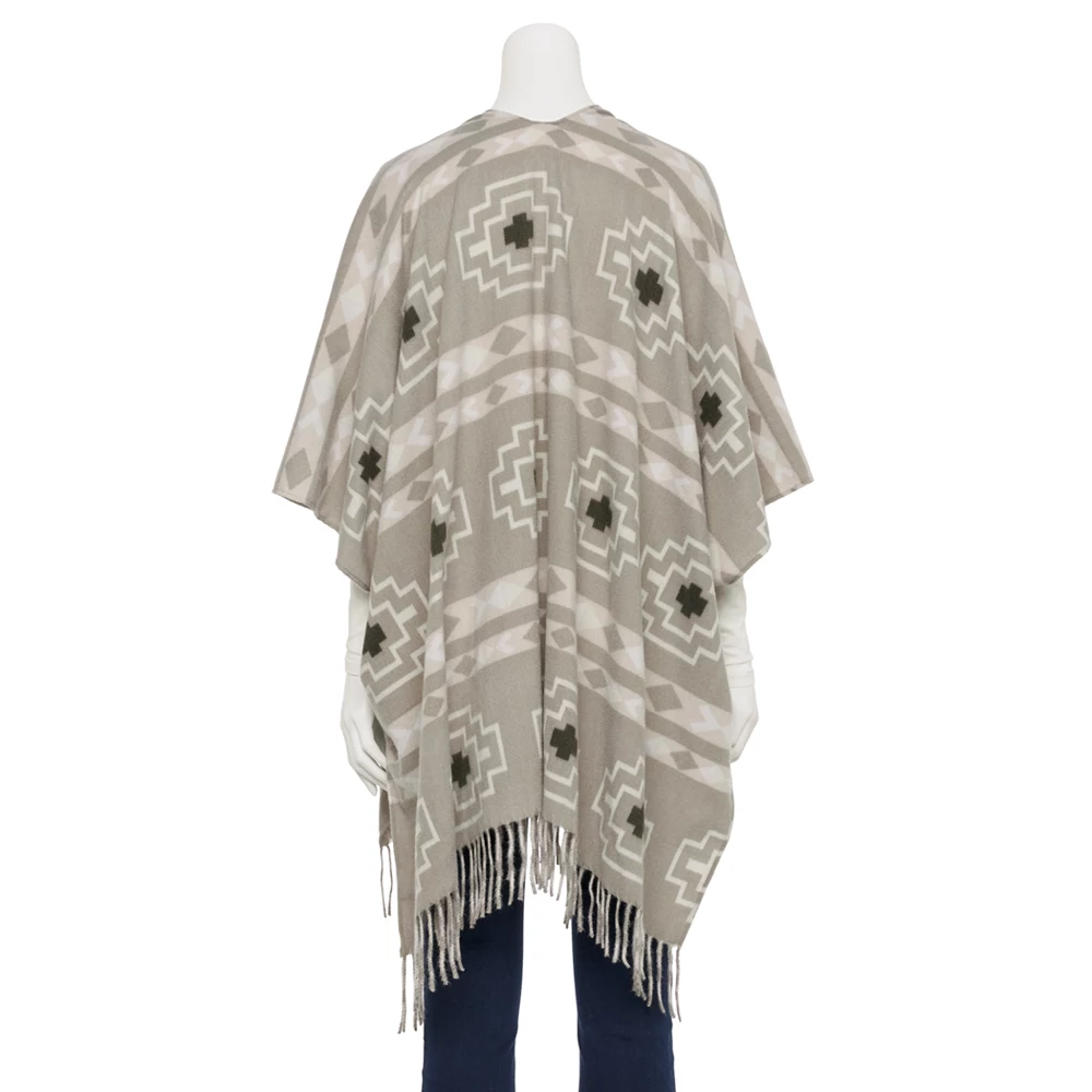 Women's Sonoma Goods For Life® Ikat Geo Print Topper 5 Women's Sonoma Goods For Life® Ikat Geo Print Topper - Image 3