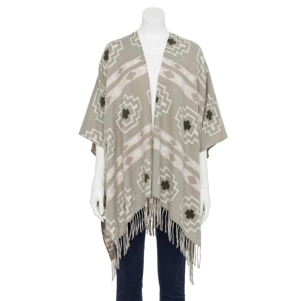 Women's Sonoma Goods For Life® Ikat Geo Print Topper 4 Women's Sonoma Goods For Life® Ikat Geo Print Topper - Image 2