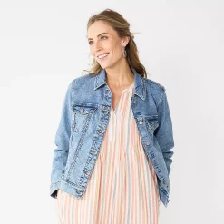 Women's Sonoma Goods For Life® Denim Jacket 10 Women's Sonoma Goods For Life® Denim Jacket -SONOMA Store 5923729 Light Wash