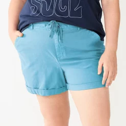 Plus Size Sonoma Goods For Life® Utility Shorts -SONOMA Store 5926948 Light Blue