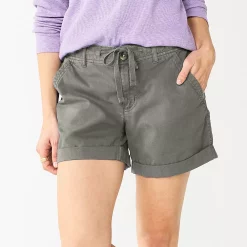 Women's Sonoma Goods For Life® Utility Shorts -SONOMA Store 5927776 Light Gray