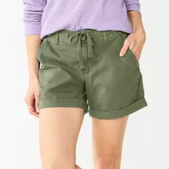 Women's Sonoma Goods For Life® Utility Shorts -SONOMA Store 5927776 Olive