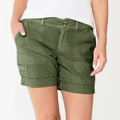 Women's Sonoma Goods For Life® Utility Bermuda Shorts -SONOMA Store 5940057 Olive