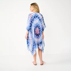 Women's Sonoma Goods For Life® Patchwork Long Ruana 6 Women's Sonoma Goods For Life® Patchwork Long Ruana -SONOMA Store 5948341 ALT