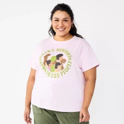 Plus Size Sonoma Goods For Life® Relaxed Graphic Tee -SONOMA Store 5988101 Lilac Empower