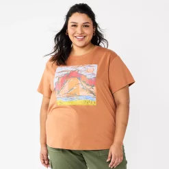Plus Size Sonoma Goods For Life® Relaxed Graphic Tee -SONOMA Store 5988101 Mountain