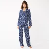 Women's Sonoma Goods For Life® Knit Pajama Shirt & Pajama Pants Sleep Set