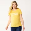 Maternity Sonoma Goods For Life® Fitted Crewneck Graphic Tee -SONOMA Store 6120299 Happy Mama