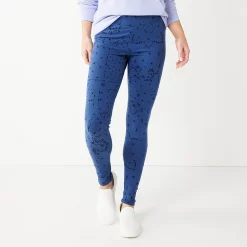 Women's Sonoma Goods For Life® Midrise Leggings -SONOMA Store 6120748 Navy Geo Floral